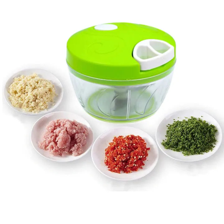 Speedy Pull Food Chopper – Manual Vegetable & Garlic Cutter