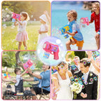 Kids Bubble Gun with 1 Bottles Bubble Refill and 2 packet Solution