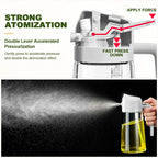 2-in-1 Oil Spray & Pour Bottle – Ergonomic Handle for BBQ, Air Fryer, Oven & Camping