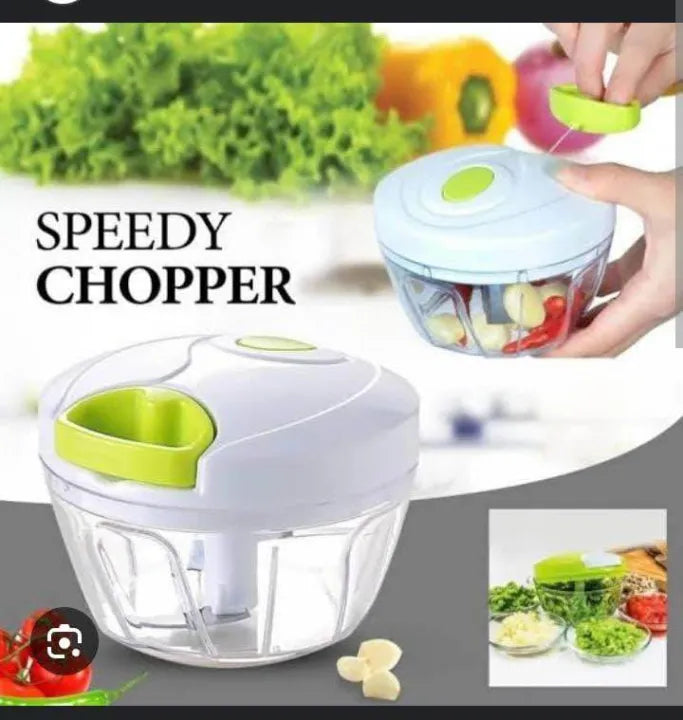 Speedy Pull Food Chopper – Manual Vegetable & Garlic Cutter