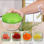 Speedy Pull Food Chopper – Manual Vegetable & Garlic Cutter