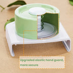 Stainless steel 5 in 1 vegetable cutter - Vegetable slicer Salad handheld chopper changeable blades kitchen tool - Kitchen accessories gadget multi-functional onion potato cutter