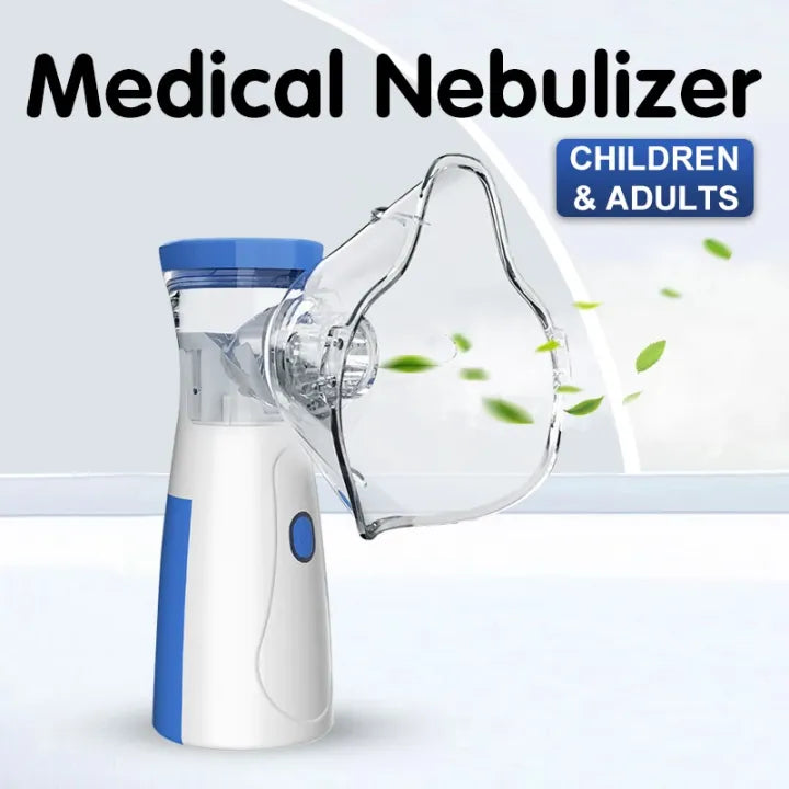 Portable Nebulizer Machine & Mask for Kids and Adults Mini Inhaler Nebulizer