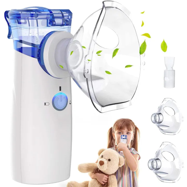 Portable Nebulizer Machine & Mask for Kids and Adults Mini Inhaler Nebulizer