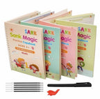 Two In One Kids Learning Combo Deal (Writing Magic Practice Books set + 8.5 Inches colorful LCD Writing Tablet)